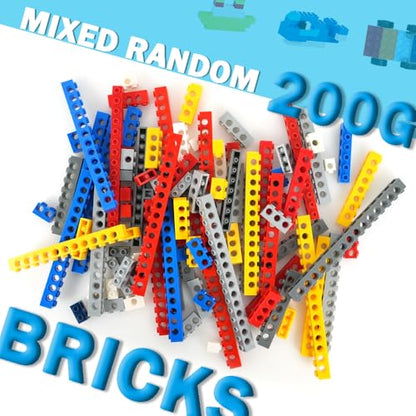 MALEKO Technical Parts Building Blocks EV3 Accessories-Gears Beams Pins - color: Multicolor