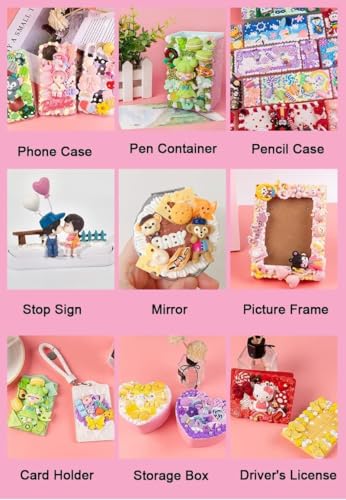 BoFUN Whipped Cream Glue Decoden Cream for DIY Crafts, Phone Case, Jewelry - color: Pink/ Resin