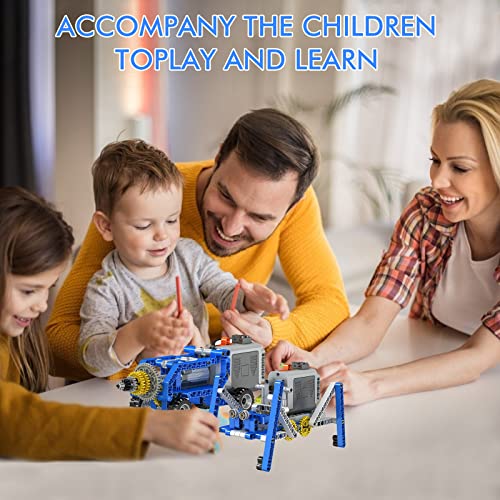 330PCS Building Kit, 12 in 1 STEM Toys with Electric Power Motor for Kids