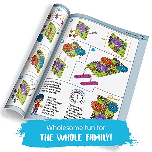 Thames & Kosmos Kids First: Intro to Gears STEM Experiment Kit for Ages 3+ | Build 4 Models, Learn About Gears, Power & Motion | Intro to Mechanical Engineering for Young Learners | Durable Parts
