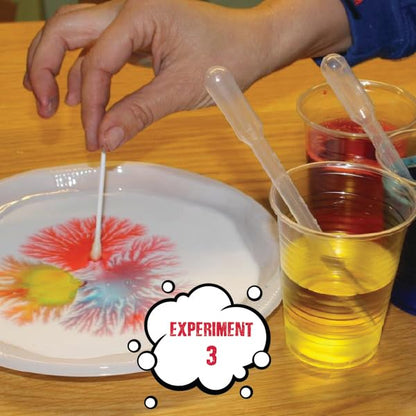 Einstein’s Color LAB Science Kit for Kids. STEM for Boys & Girls Aged 4 and Above. Detailed Picture Guide Included. - color: Green and Red