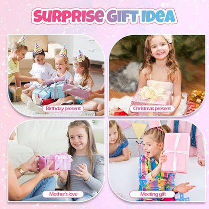 R RUCKERCO Flower Bouquet Craft Kits, DIY Arts and Crafts for Kids 4-6-8,Kids Crafts and Toys for Girls Toddler Activities Girl Art, 4 5 6 7 8+Year Old Girl Birthday Gifts Ideas Gifts for Girls 8-12