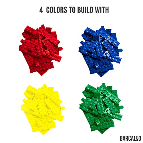 Barcaloo 400 Piece Wheels and Axles Sets, Building Bricks Car Parts and Pieces Kit - Car Building Set with Wheels, Axles & Windshields and Bonus Bricks - color: Wheels, Tires, & Axels - 400 Pieces