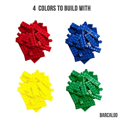 Barcaloo 400 Piece Wheels and Axles Sets, Building Bricks Car Parts and Pieces Kit - Car Building Set with Wheels, Axles & Windshields and Bonus Bricks - color: Wheels, Tires, & Axels - 400 Pieces