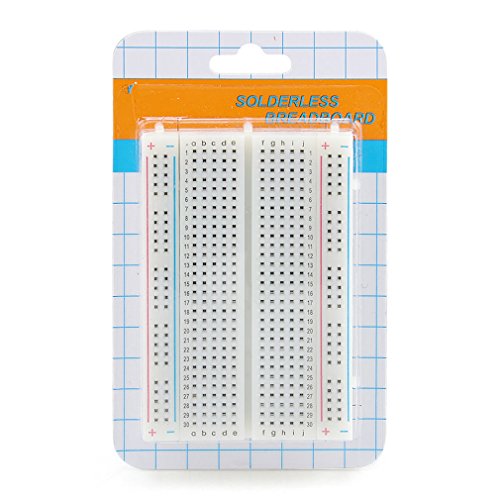 HiLetgo 3pcs 400 Ties Mini Solderless Breadboard Universal 400 Contacts Solderless Breadboard 400 Points Prototyping Shield for Electronics Testig DIY - size: Small