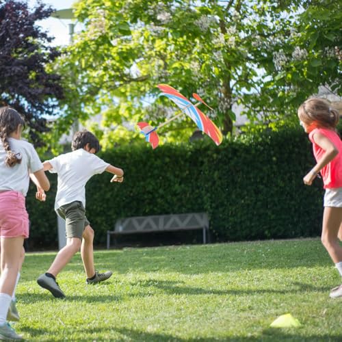 DIY Creative Aircraft Model Bird Design Rubber Band Powered Airplane Educational Toy Lightweight Foam Glider for Kids Outdoor Play