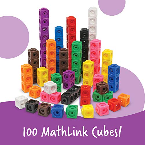 Learning Resources MathLink Cubes Elementary Math Activity Set - - style: Elementary Activity Set