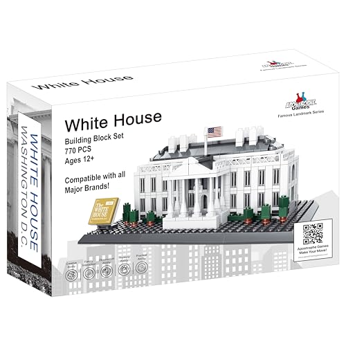 White House Building Block Set - 770 Pieces, Washington D.C. President