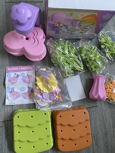 GPPNKC Flower Bouquet Craft Kit Creative Art Toys Flowers Market Toy Educational Fun DIY Activity Set Birthday Gift - color: DIY Flower Set-2