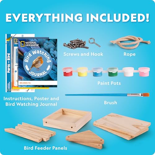 National Geographic Build Your Own Bird Feeder Craft Kit for Kids - style: DIY Bird Feeder