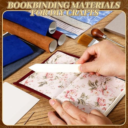 FOGWOWO 87 Pcs Book Binding Kits,Book Making Kit Tools with Video Tutorials - color: Bookbinding Kit-A