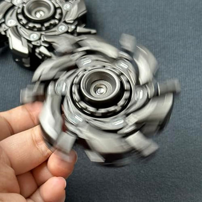 T-Conceal EDC Fidget Slider Spinning Stress Relief Adults Magnet Metal Toys - color: Grey