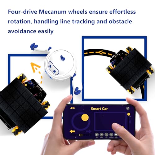 4-in-1 ESP32 Smart Camera Solar Robot Car, 4WD Remote Control Car Robotics Kit for 8-12 12-16+ Kids Teens, Electronics Programming STEM Toy Science Coding Kit Compatible with Arduino/Scratch/Phython - color: Gray