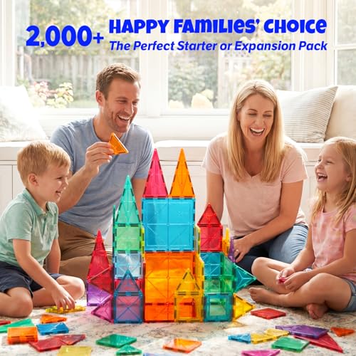 Large Magnetic Tiles Set -12PCS Square Magnetic Tiles Expansion Pack, STEM Educational Construction Stacking Blocks, Compatible with Major Brands - color: 12pc Large Square