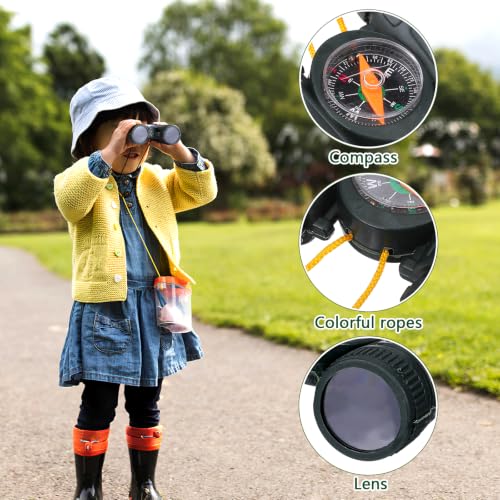 Monocular Telescope with Compass, 10 Piece Compact Viewing Scope