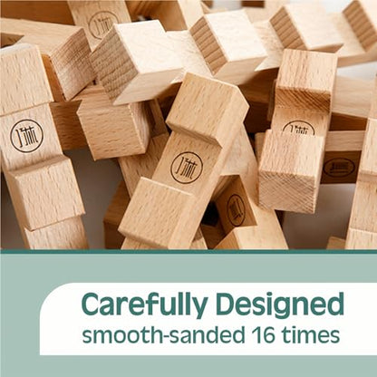 Toy Camel STEM Wooden Building Blocks - 15+ Shapes, 3D Puzzle, Brain Games, Educational Toys Gift for Kids and Classroom, Montessori STEM Toys for Ages 5+ and Teens-37 Pcs - style: Toy Camel