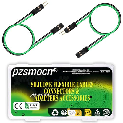 20 Sets / 80 Pcs for Dupont 2.54mm 2-Pin Male-Female Connector Kit - size: 2-Pin, style: Female to Male