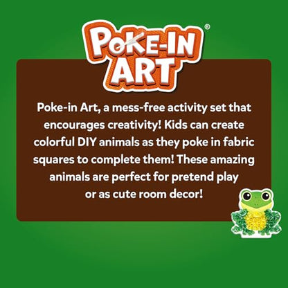 Skillmatics Poke-in Art – Animals, Wood Craft Kit, Gift for Boys & Girls - style: 4. Animals