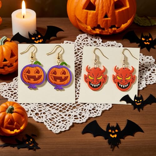 9pcs Halloween Polymer Clay Cutters - color: Halloween Skeleton