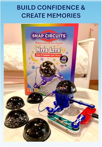 SNAP CIRCUITS Nite Light STEM Electronics Set for Kids Ages 8+