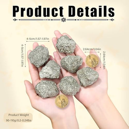 ZHIYUXI Pyrite Crystal Pyrite Stone Raw Crystals Natural Rocks Gem Stones - color: B# Pyrite Crystal