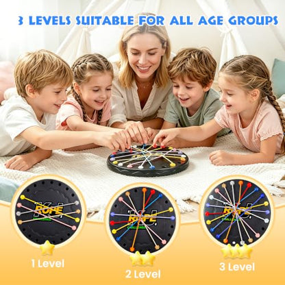 Lartoys Rope Untangling Puzzle Game, Logic Brain Game for Kids & Adults - size: Large(8.8 in)