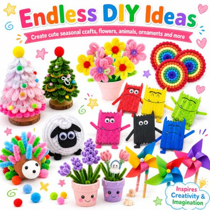 FUNZBO Arts and Crafts Supplies for Kids -Toddler Craft Kits - size: Storage Box Set (Large)