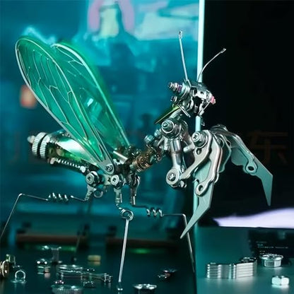 Adult 3D Metal Puzzle, Punk Mantis Metal Model Set，3D Puzzle Mechanical Insect Building Blocks, Fun DIY Assembly, high-end Men's Gifts. - color: Phantom Mantis