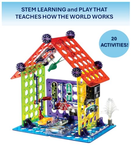 SNAP CIRCUITS My Home STEM Electronics Building Kit for Kids Ages 8+
