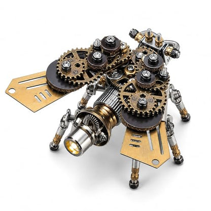 Adult 3D Metal Puzzle, Punk Insect Model Set, 3D Metal Puzzle Mechanical Insect Building Blocks, Fun DIY Assembly, high-end Men's Gifts. - color: Mechanical Firefly
