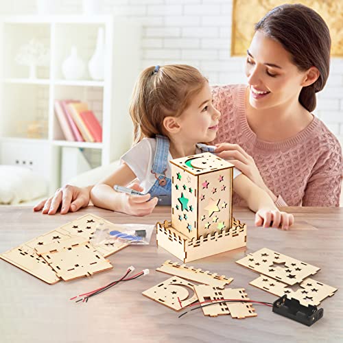Yutin 10 in 1 STEM Kits for Kids, Wood Craft Robot Building Kit for Boys Age 8-10 8-12, DIY Science Building Projects for 8, 3D Wooden Puzzles, STEM Science Crafts for Girls Age 8 9 10 11 12 14