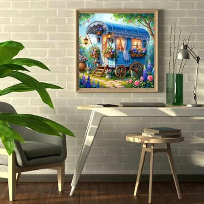 Diamond Art Kits for Adults,Round Drill Diamond Painting Kits 14 x 14 Inch - color: SH191