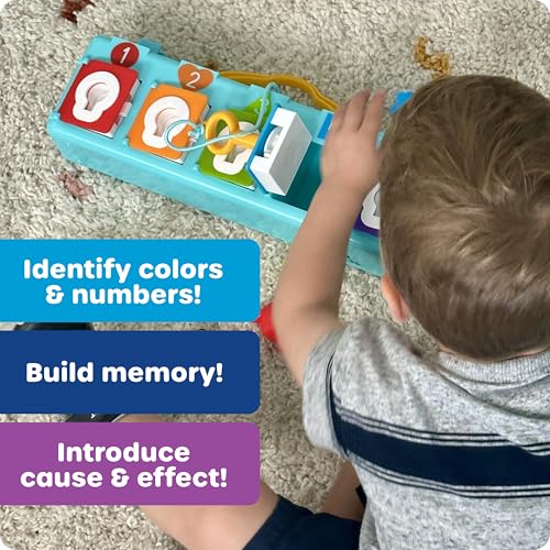 Learning Resources Lock & Key Clubhouse, Counting and Fine Motor Games, Combination Lock Toy, Montessori Activity Center for Kids, Preschool Learning Activities, Boy and Girls Gifts