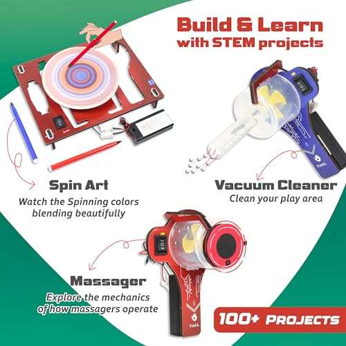 Butterfly EduFields 100+STEM Robotics Gift Kits for Ages 6-10-13 Boys Girls - style: 100+ Motor Machines Kit