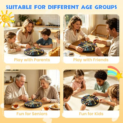 Lartoys Rope Untangling Puzzle Game, Logic Brain Game for Kids & Adults - size: Large(8.8 in)