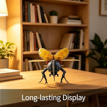 3D Acrylic Insect Puzzle DIY Bug Model Kit Animal STEM Gift - color: Hercules Beetle