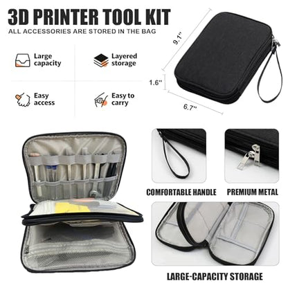 3D Printer Tools Kit,91Pcs 3D Printer Accessories for All FDM/SLA Printers - size: Large