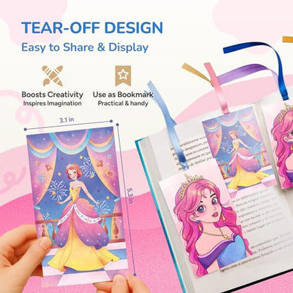 JoyCat 2 Pack Pocket Paint with Water Coloring Books for Kids - style: 2 Pack - Makeup & Princess