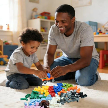 Wheels and Axles Sets Car Tires with Classic Bricks Starter Building Kit