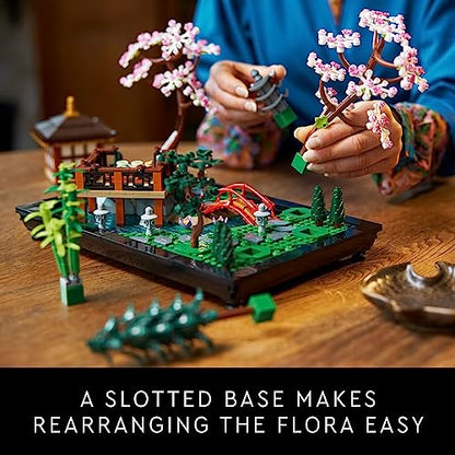 LEGO Icons Tranquil Garden Building Set - Detailed Japanese Zen Garden DIY Kit for Adults, Ages 18+ - Gift for Birthday - Building Block Set for Home Decor - 10315 - style: Standard Packaging