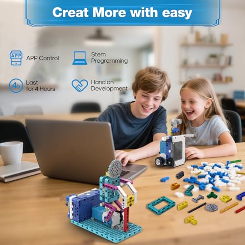 Coding Robot Kit, 10-in-1 BBC Micro:bit Robotics Invertor Kit, Educational Stem Robot Building Kit with APP Control Learn to MakeCode, MicroPython, and Scratch for Age 9+ Girls Boys - style: micro bit