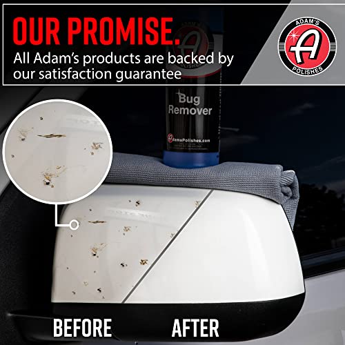 Adam's Polishes Car Bug Remover Combo - Powerful Bug Remover For Car Detailing | All Purpose Spray Removes Bug & Tar From Plastic, Rubber, Metal, Chrome, Glass, RV, Boat, Motorcycle - size: 8 Fl Oz (Pack of 2)