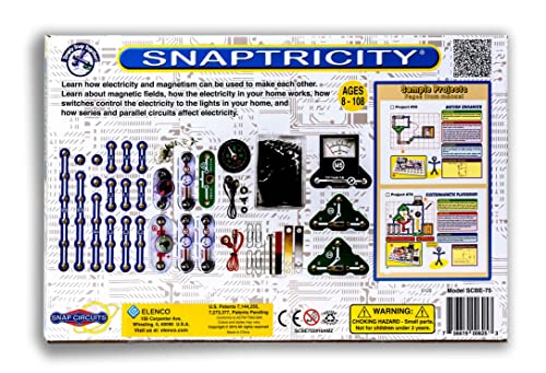 Snap Circuits Snaptricity, Electronics Exploration Kit (Stem Building), for Kids 8+