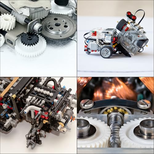 MECCANIXITY 20Pcs Plastic Gears 30 Teeth Motor Gear for RC White Module 0.5