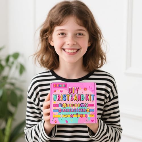 Friendship Bracelet Kit, DIY Jewelry Making Kit for Girl Ages 5-12 - color: Vibrant