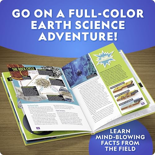 National Geographic Rock Collection Box & Rocks and Minerals Expert Book - style: Gemstone Collection Kit with Book