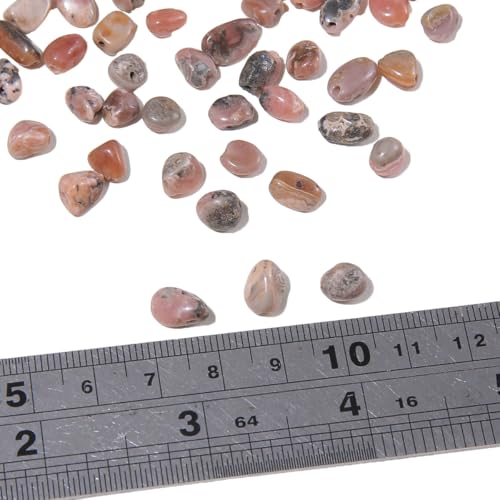 BEADIA Natural Irregular Freeform Rhodochrosite Stone Beads for DIY Jewelry Making 5-8mm 38cm - color: Rhodochrosite