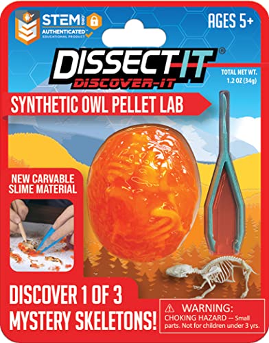 Discover-It Owl Pellet, Science Lab Kit, STEM Toys for Kids, Ages 5+ - style: Owl Pellet