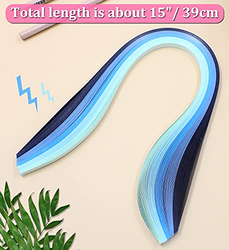 Zorfeter Multi-Color Quilling Paper Strips Kits, 7mm Width, 15" Length - size: Paper Width: 7mm