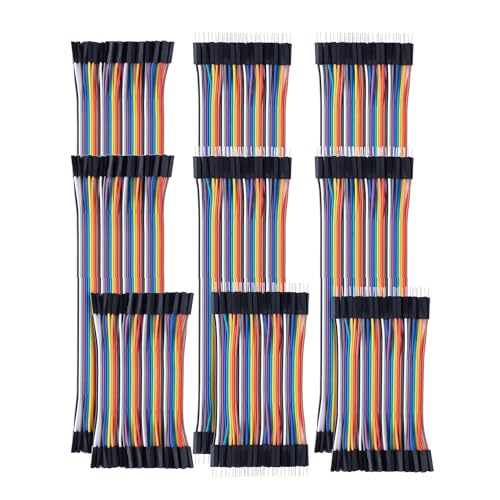 Aypzuke 10cm+20cm+30cm 360pcs Breadboard Jumper Wires Cable Kit Male to Female, Male to Male, Female to Female Compatible for Arduino Projects and Raspberry Pi - size: 10cm+20cm+30cm